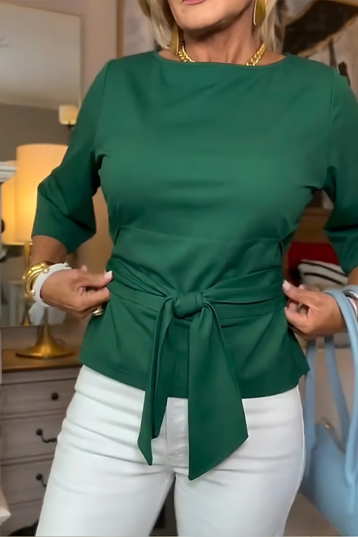 Daria™ | Stylish Tie-Waist Top