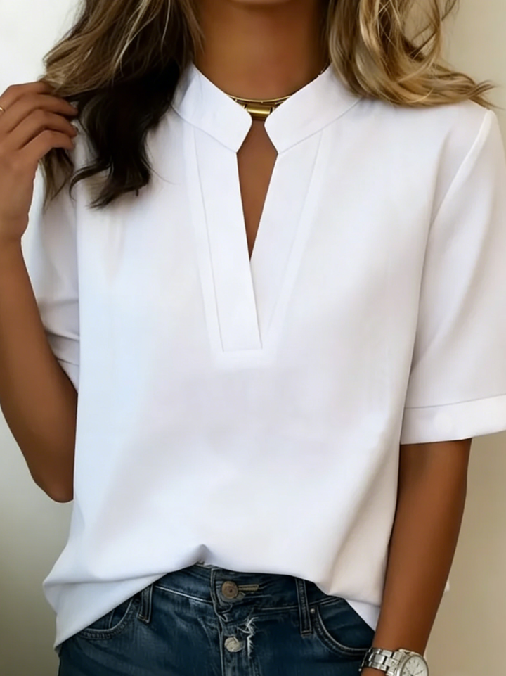Élise™ — Elegant Blouse with Refined Collar