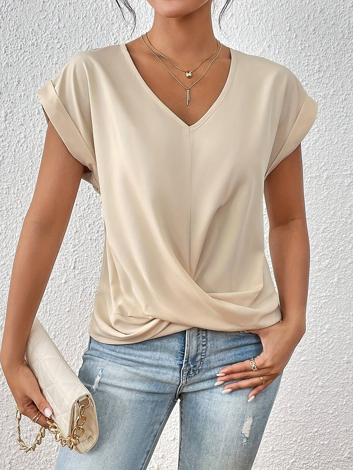 Anne™ — Comfortable T-Shirt with Elegant Neckline