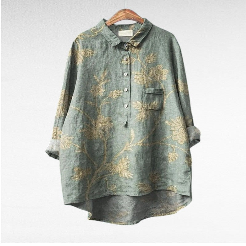 Mireva™ — Elegant Vintage Blouse