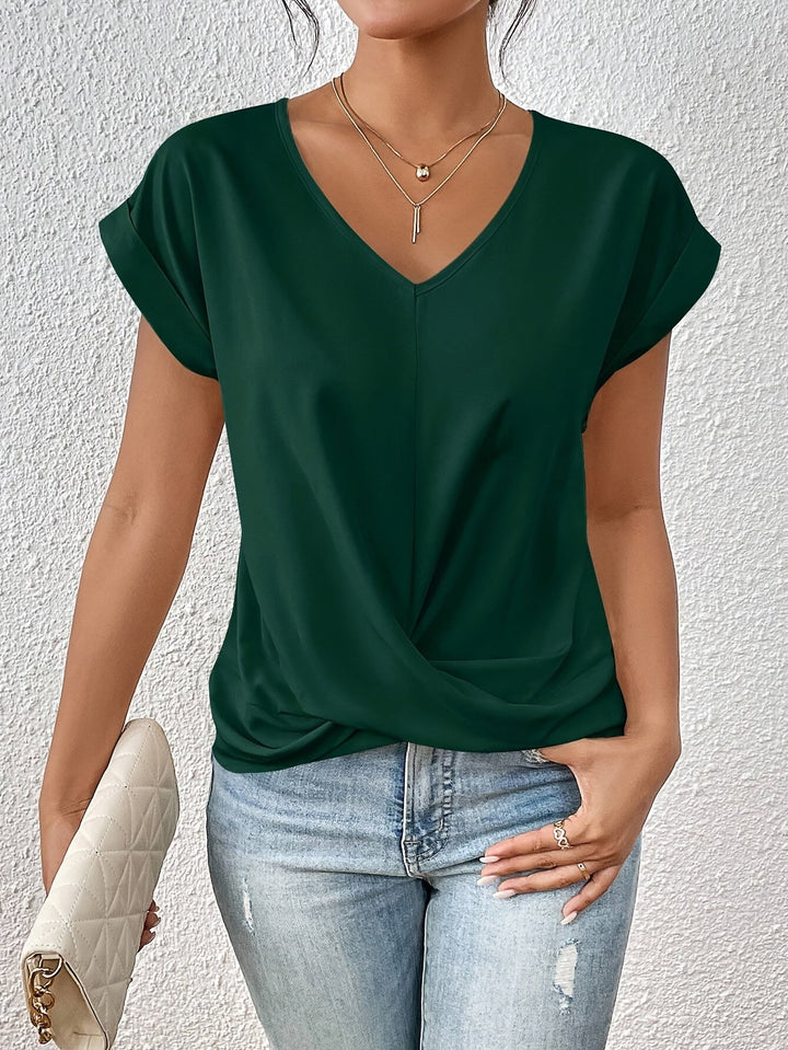 Anne™ — Comfortable T-Shirt with Elegant Neckline