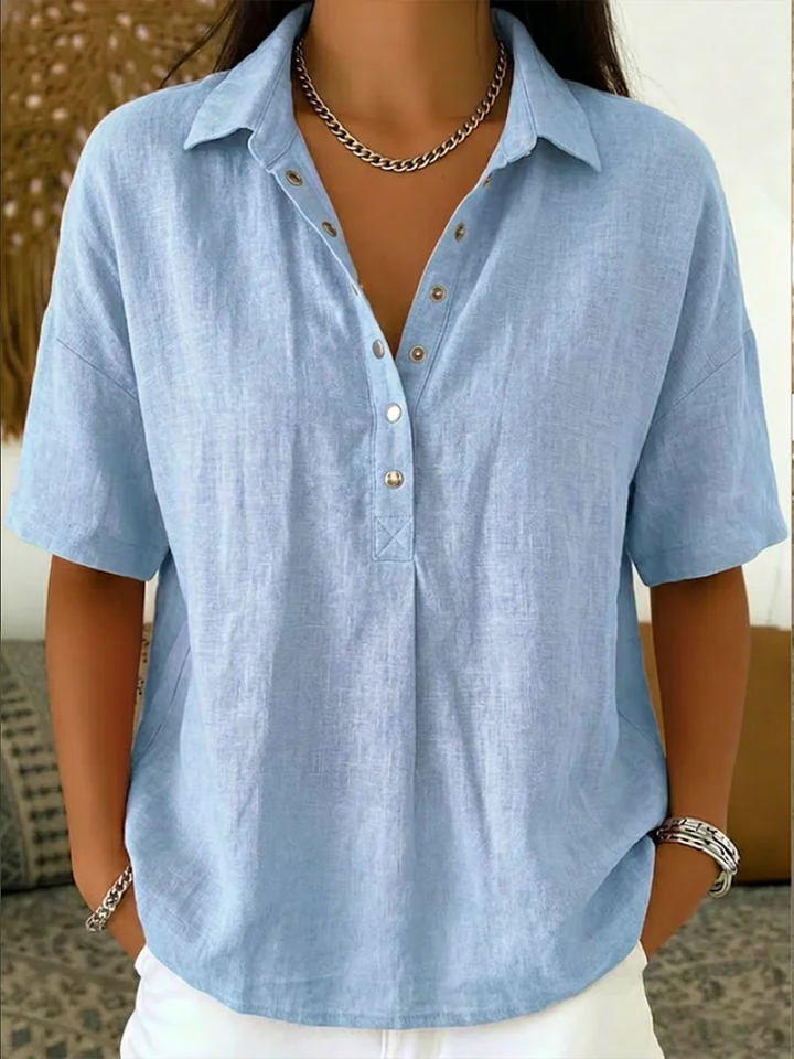 Willow™ | Button Collar Blouse