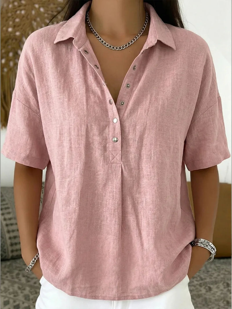 Willow™ | Button Collar Blouse
