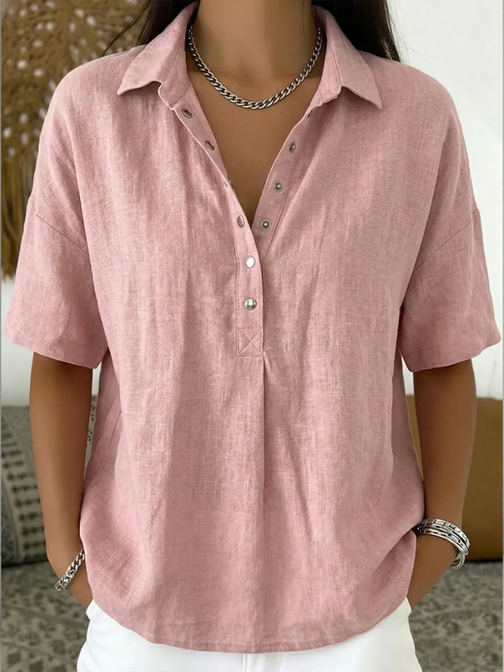 Willow™ | Button Collar Blouse
