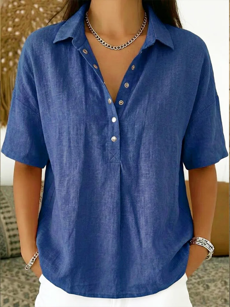 Willow™ | Button Collar Blouse