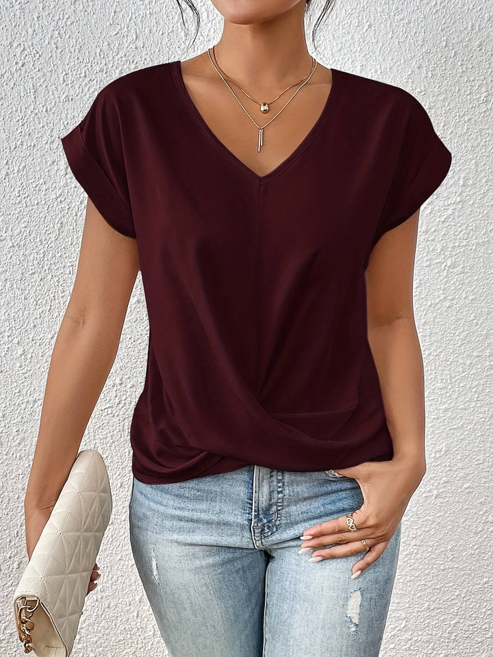 Anne™ — Comfortable T-Shirt with Elegant Neckline