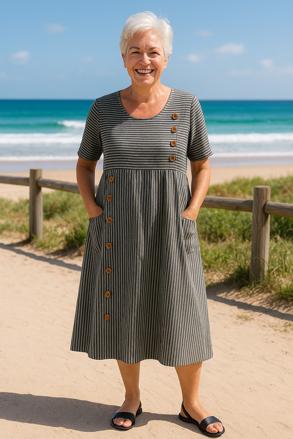 Brienne™ — Airy Midi Dress