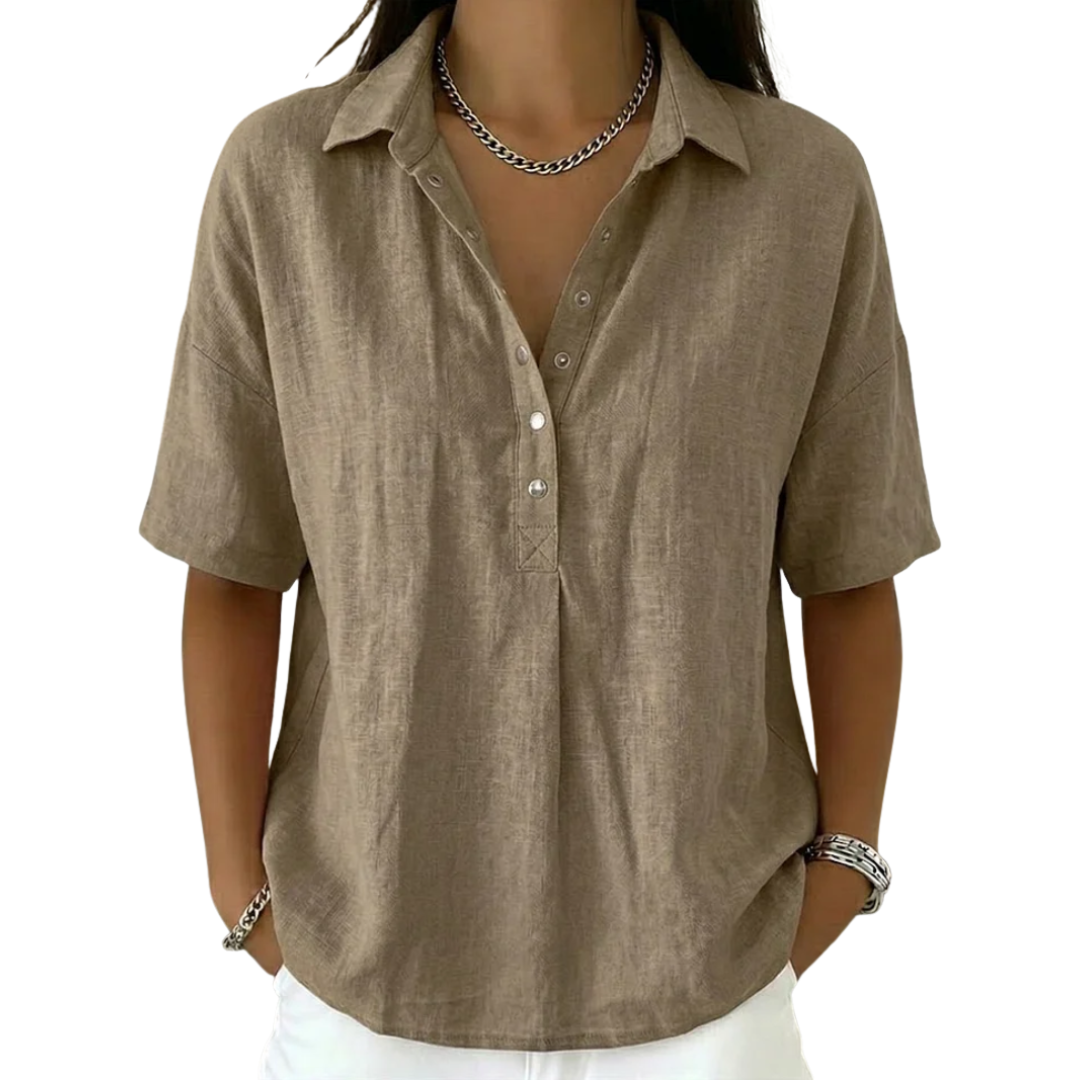 Willow™ | Button Collar Blouse