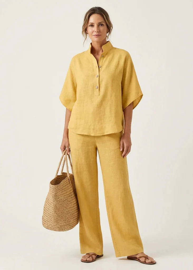 Linora™ | Chic Flowing Cotton Set