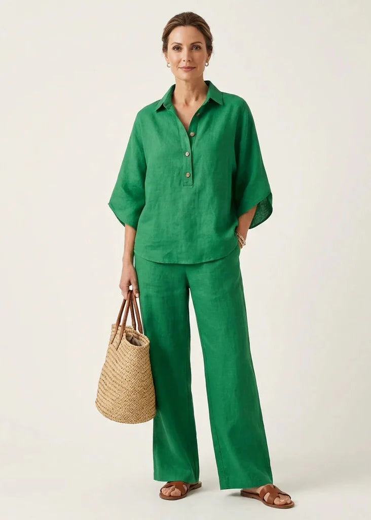 Linora™ | Chic Flowing Cotton Set