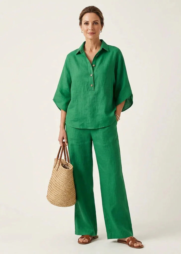 Linora™ | Chic Flowing Cotton Set