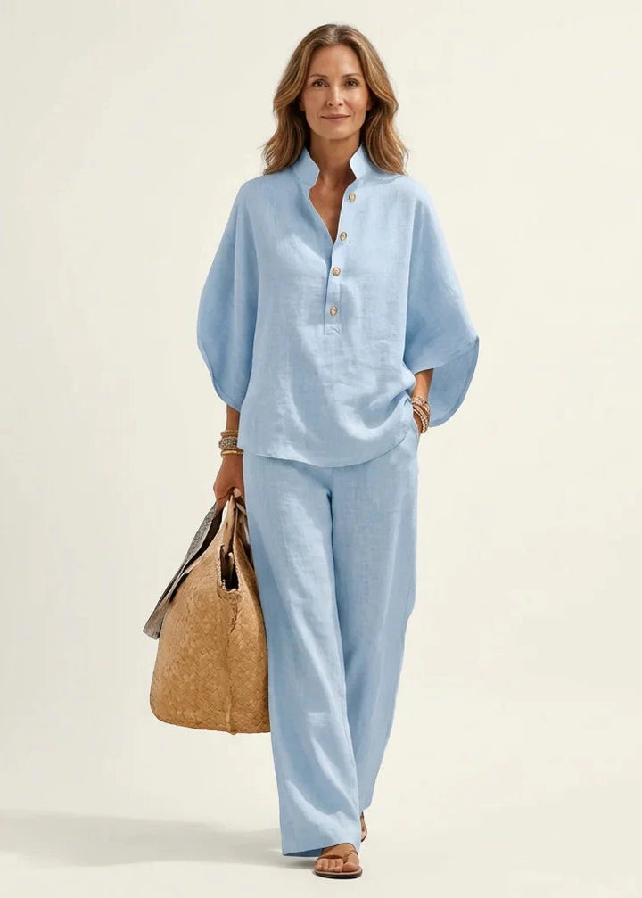 Linora™ | Chic Flowing Cotton Set